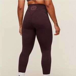 Gymshark Leggings Womens Medium Purple Legacy Logo Body Fit Workout Gym